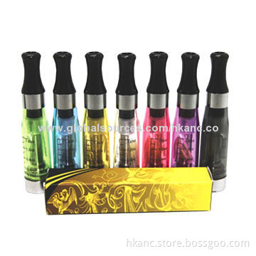 ANC CE4 Clearomizer Long Wick 1.6-2.0mL E Cigarette Atomizers, 100% No Burning Smell